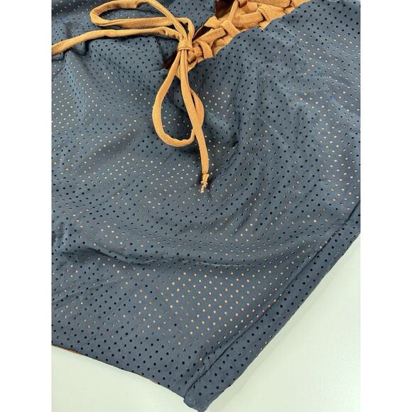 KaloKini Women’s One Piece Bathing Suit Size 2XL Pumpkin Spice Reversible Beach - Picture 8 of 16